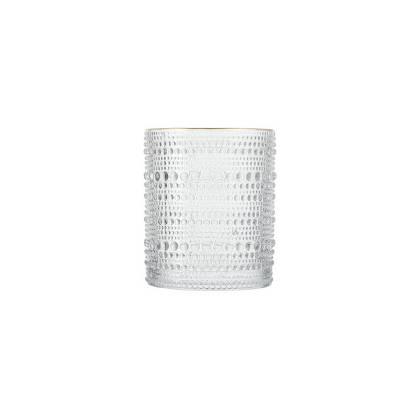 Jupiter Clear Gold Rimmed Double Old Fashioned 10oz
