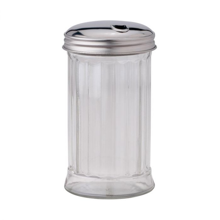 Sugar Pourer with Lid Flap, Glass, 11oz