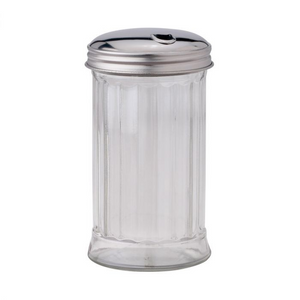 Sugar Pourer with Lid Flap, Glass, 11oz