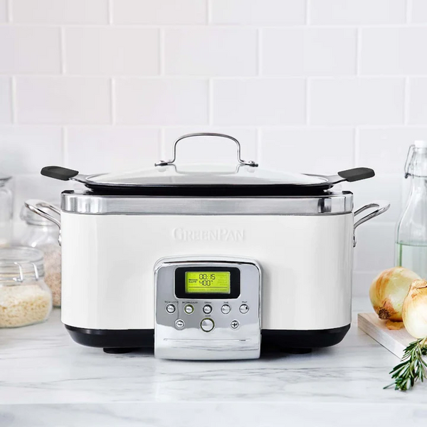 Greenpan Elite 6 Qt. Slow Cooker Cloud Cream