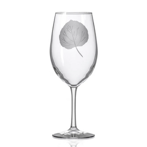 Aspen Leaf 18oz All Purpose Wine Glass