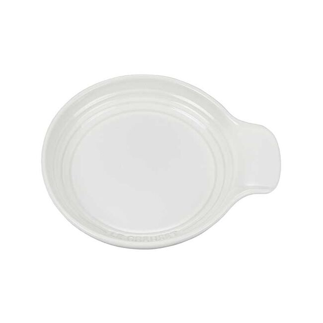 Le Creuset, White, 6", Signature Spoon Rest