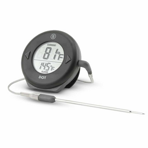 DOT Simple Alarm Thermometer - Black