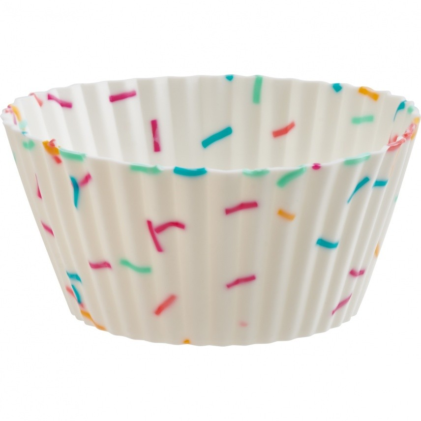 Silicone Muffin Cups (Set of 12) - Confetti