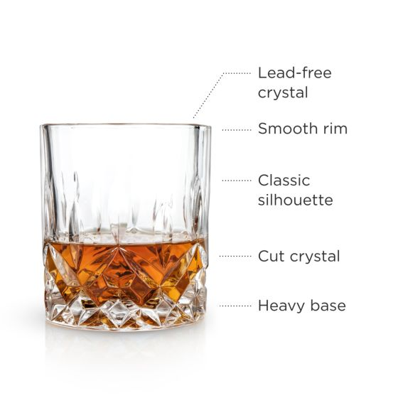 Crystal Tumblers By Viski (Set of 2)