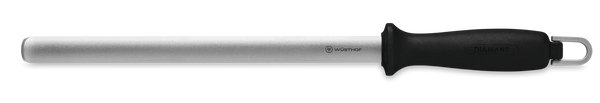 10" Diamond Sharpening Steel, Wide, Fine