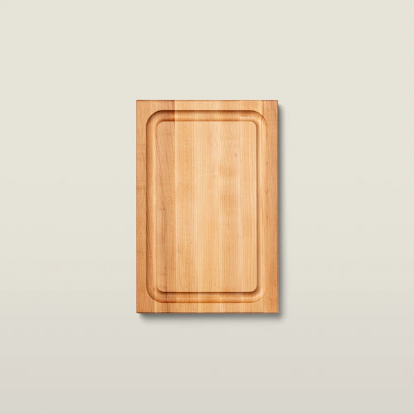Maple BBQ Cutting Board with Juice Groove 1-1/2" Thick 18x12x1.5"