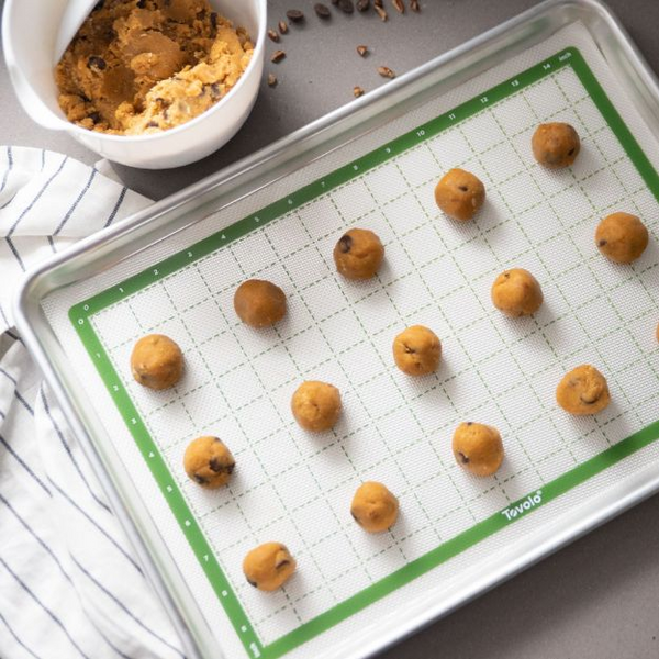 Pro-Grade Silicone Half-Sheet with Grid - 16.5" x 11.5"
