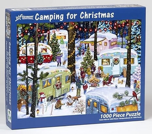 Camping for Christmas Jigsaw Puzzle 1000 Piece