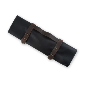 Leather 7-Pocket Knife Roll