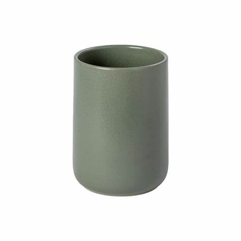 Casafina, Pacifica Collection, Stoneware Kitchenware, Utensil Holder/Vase, Artichoke (Green)