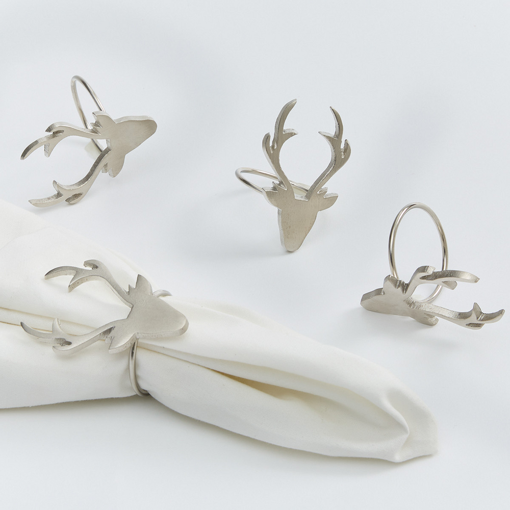 Silver Deer Napkin Ring