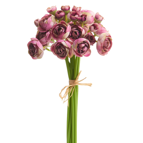 11" Purple Ranunculus Bouqet