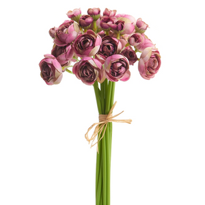 11" Purple Ranunculus Bouqet