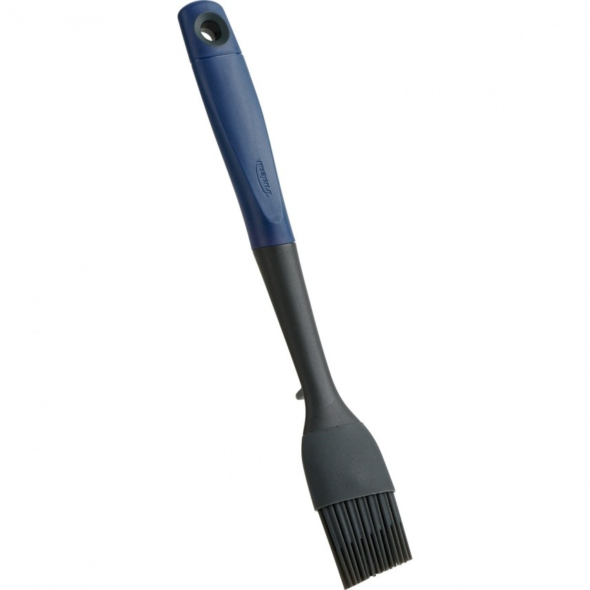 Silicone Pastry Brush , 12 inches - Blueberry/Charcoal