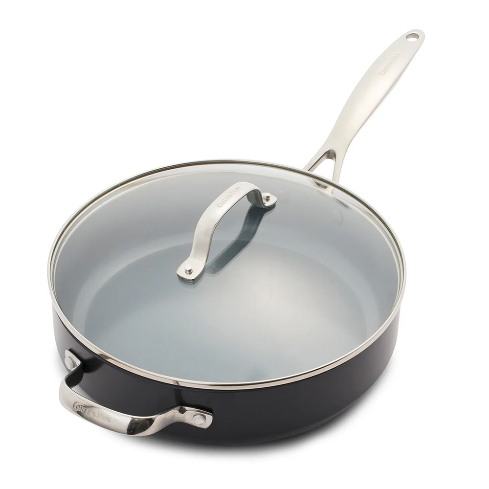 Greenpan 4.5QT Saute Pan w/ Helper Handle & Lid
