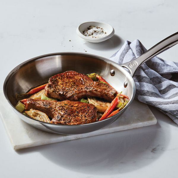 Le Creuset, Stainless Steel, 10", Fry Pan