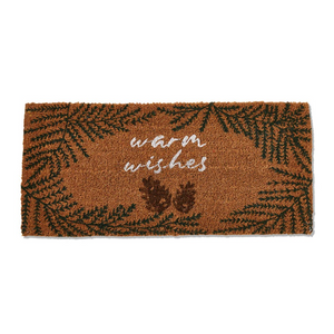 Warm Wishes Pine Cone Estate Coir Mat