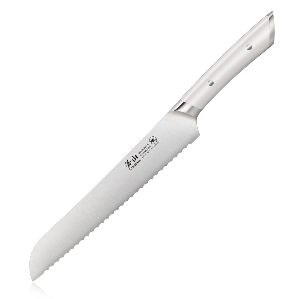 Helena (Wht) 8" Bread Knife