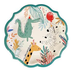 Dinner Plate Party Animal Foil/8pk