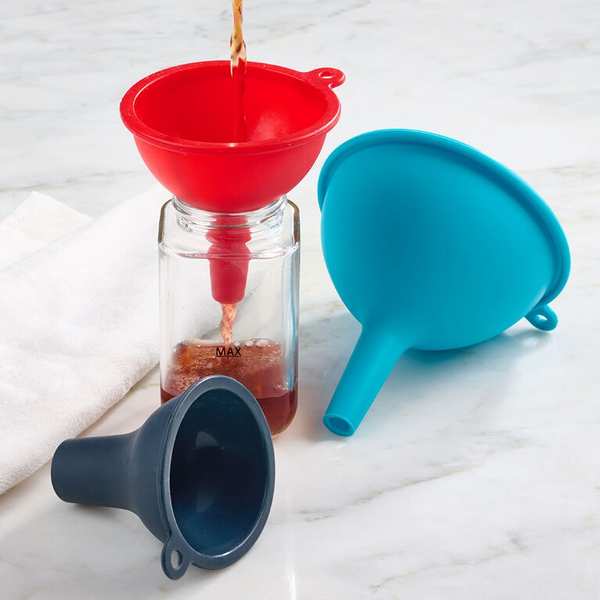 Silicone Funnels Set of 3