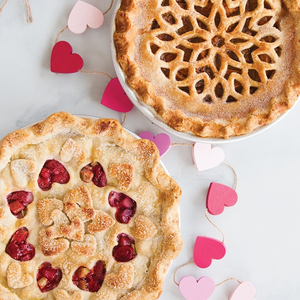 12" Lattice & Hearts Reversible Pie Top Cutter