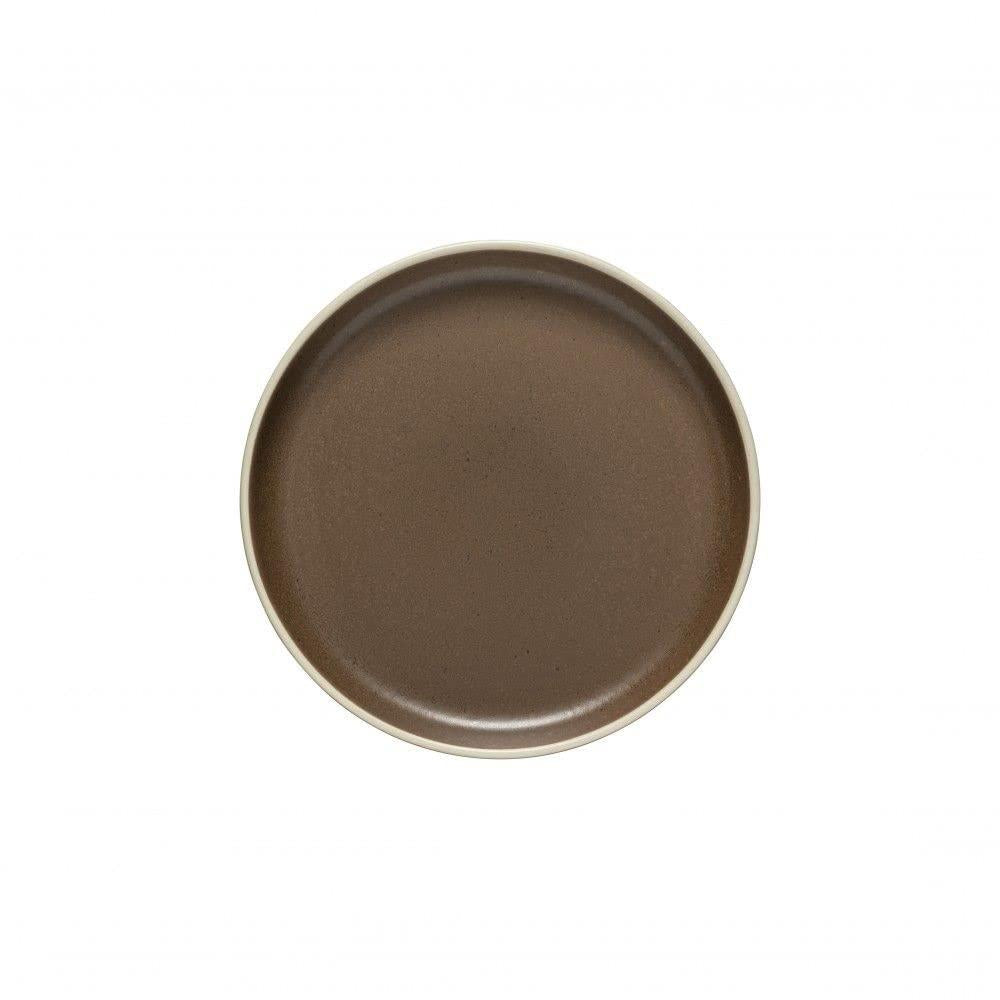 Casafina Ceramic Stoneware 9" Salad Plate (Chocolate Latte)