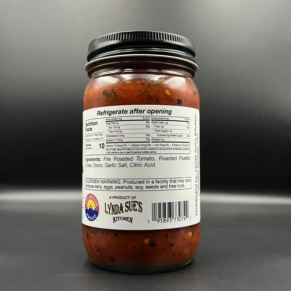 Lynda Sue's Roasted Pueblo Chili Salsa
