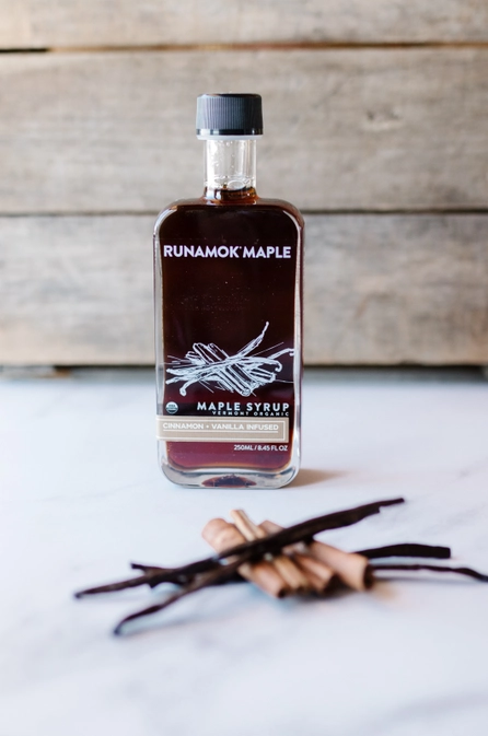 Runamok Cinnamon + Vanilla Infused Maple Syrup 250ml