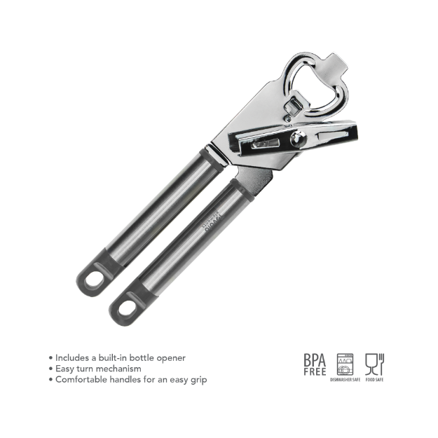 ELEMENTS 2-IN-1 CAN OPENER - CHARCOAL