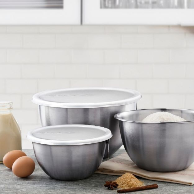Mixing Bowl S/3 Stainless Steel