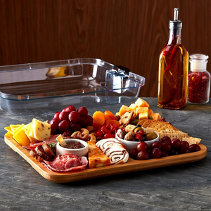 Build-a-Board Bamboo Cutting Board with Lid