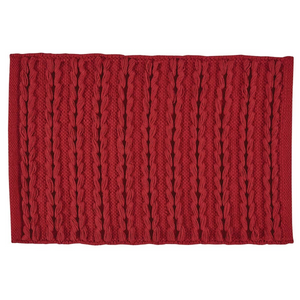 Winter Scarf Placemat Red