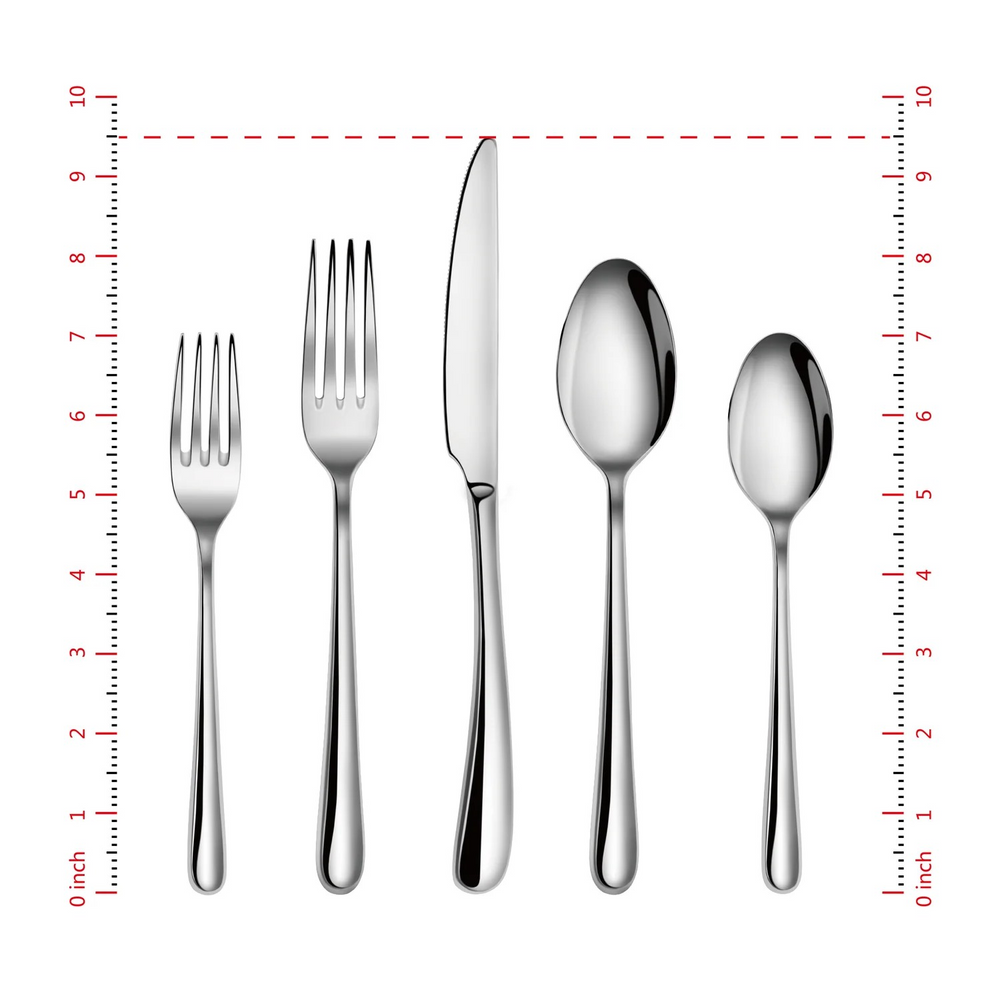 Flatware Set (20-Pcs) Forged Rain ll Series