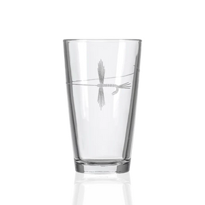 Fly Fishing 16oz Beer Pint Glass