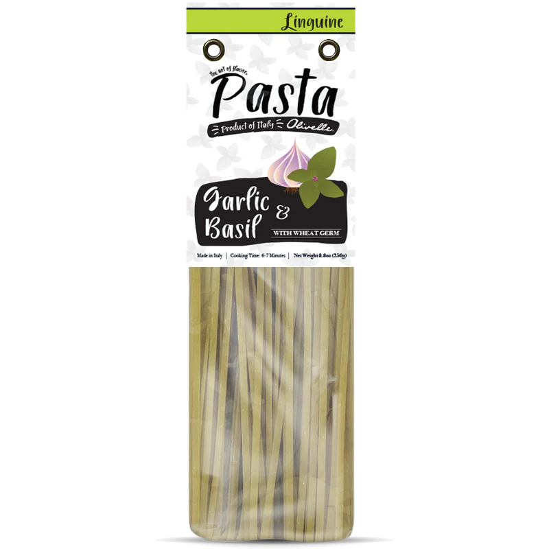 Garlic & Basil Linguine - Organic 250g