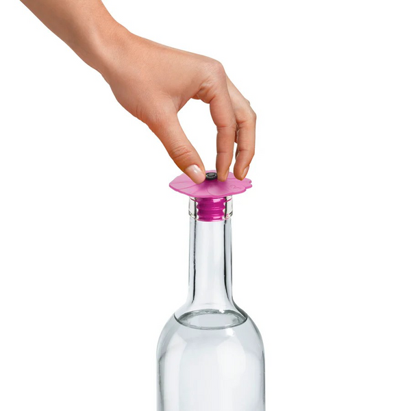 Poppy Bottle Stopper Purple Orchid