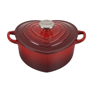 Le Creuset Traditional Heart Cocotte 2 Qt. Cerise