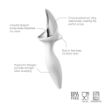 Tilt Up Ice Cream Scoop (White)
