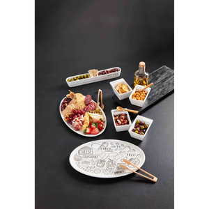 Charcuterie Ceramic Platter Set