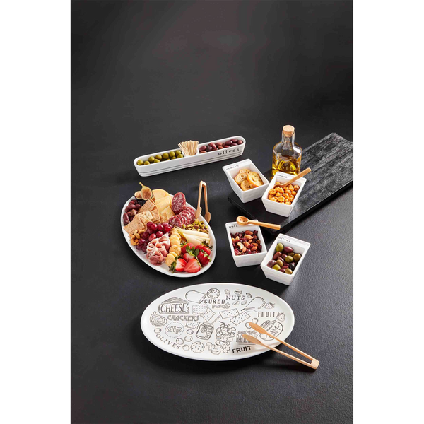 Charcuterie Ceramic Platter Set