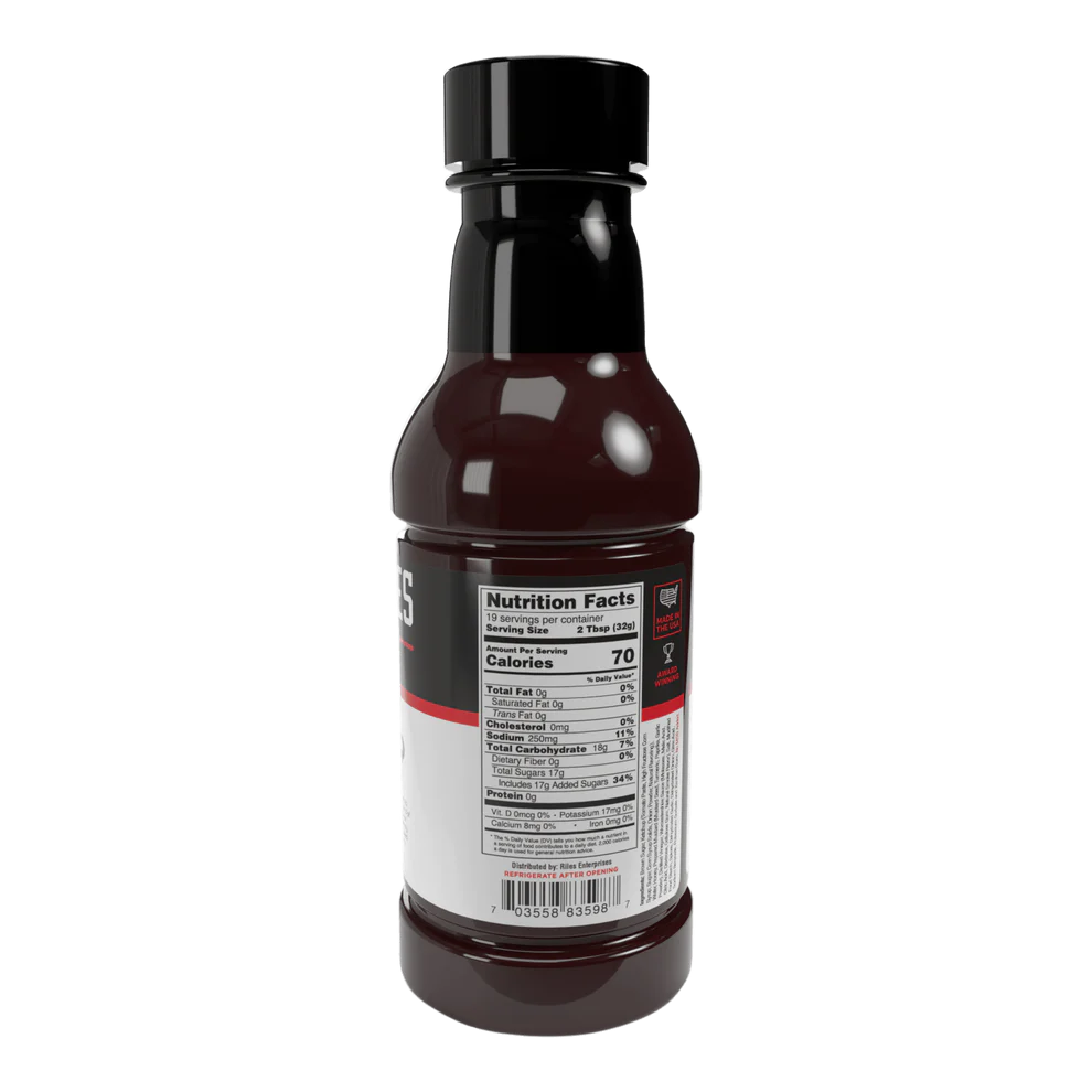 Heath Riles Sweet BBQ Sauce 21.2oz