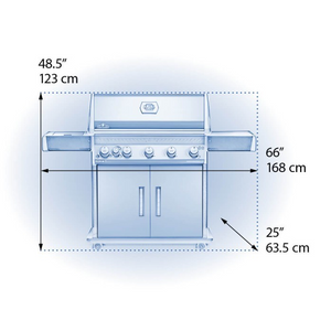 ROGUE XT 625 SIB With Infrared Side Burners