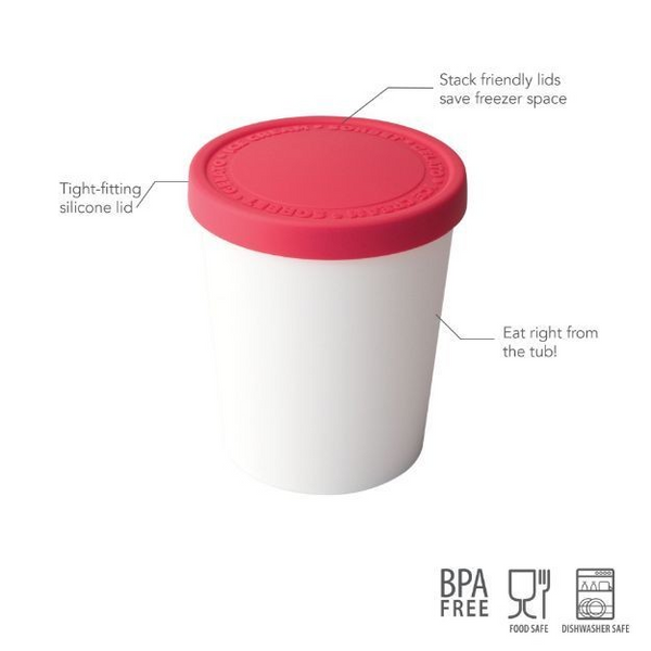 1 QUART SWEET TREATS TUB - RASPBERRY