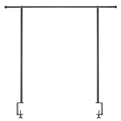 52.5" Black Over the Table Adjustable Decorating Rod