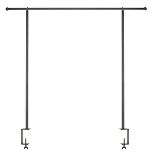 52.5" Black Over the Table Adjustable Decorating Rod
