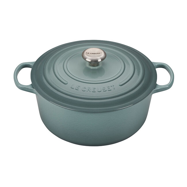 Le Creuset, Sea Salt, 7.25qt., Signature Round Dutch Oven
