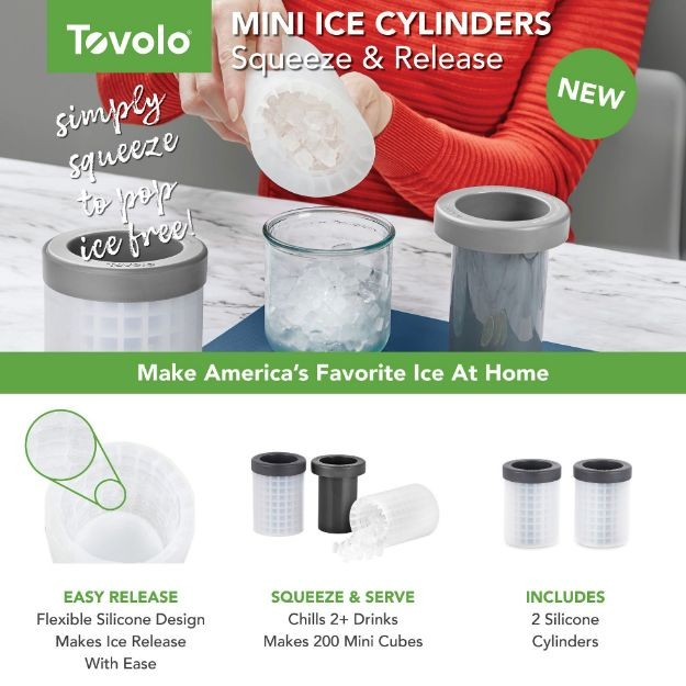Squeeze and Release Mini Ice Mold Set
