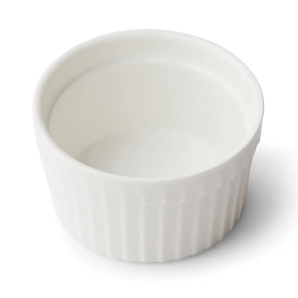 Fox Run Ramekin, White Stoneware