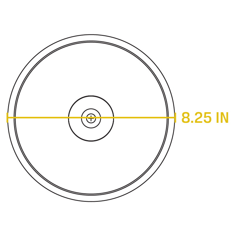8 Inch Glass Lid